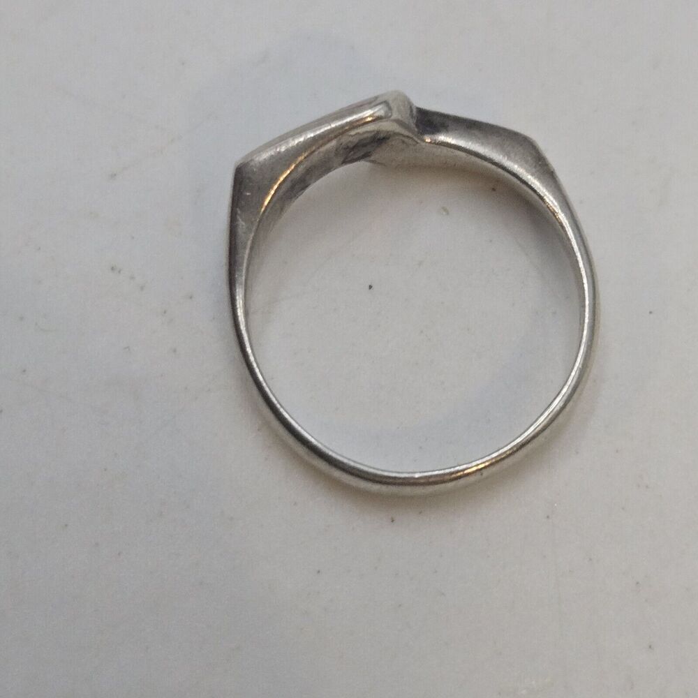 Stackable Sterling Silver Red Coral Teardrop Adju… - image 3